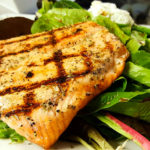 Grilled Salmon, Anemos Greek Cuisine Manalapan, NJ